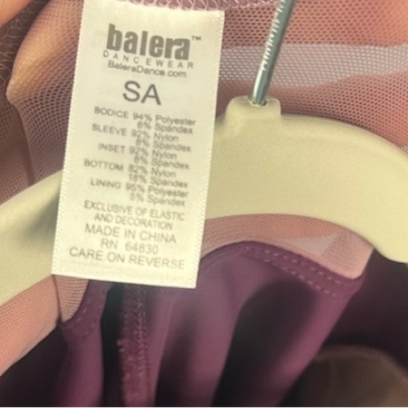 Balera Dancewear Women’s Ombré Print Dress Attached Biketard Size SA (US 4-6) - Picture 2 of 5